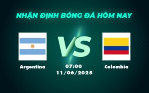 argentina colombia 11 06 vong loai world cup khu vuc nam my