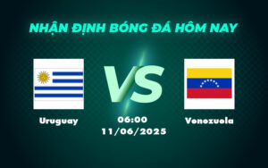 uruguay venezuela 11 06 vong loai world cup khu vuc nam my
